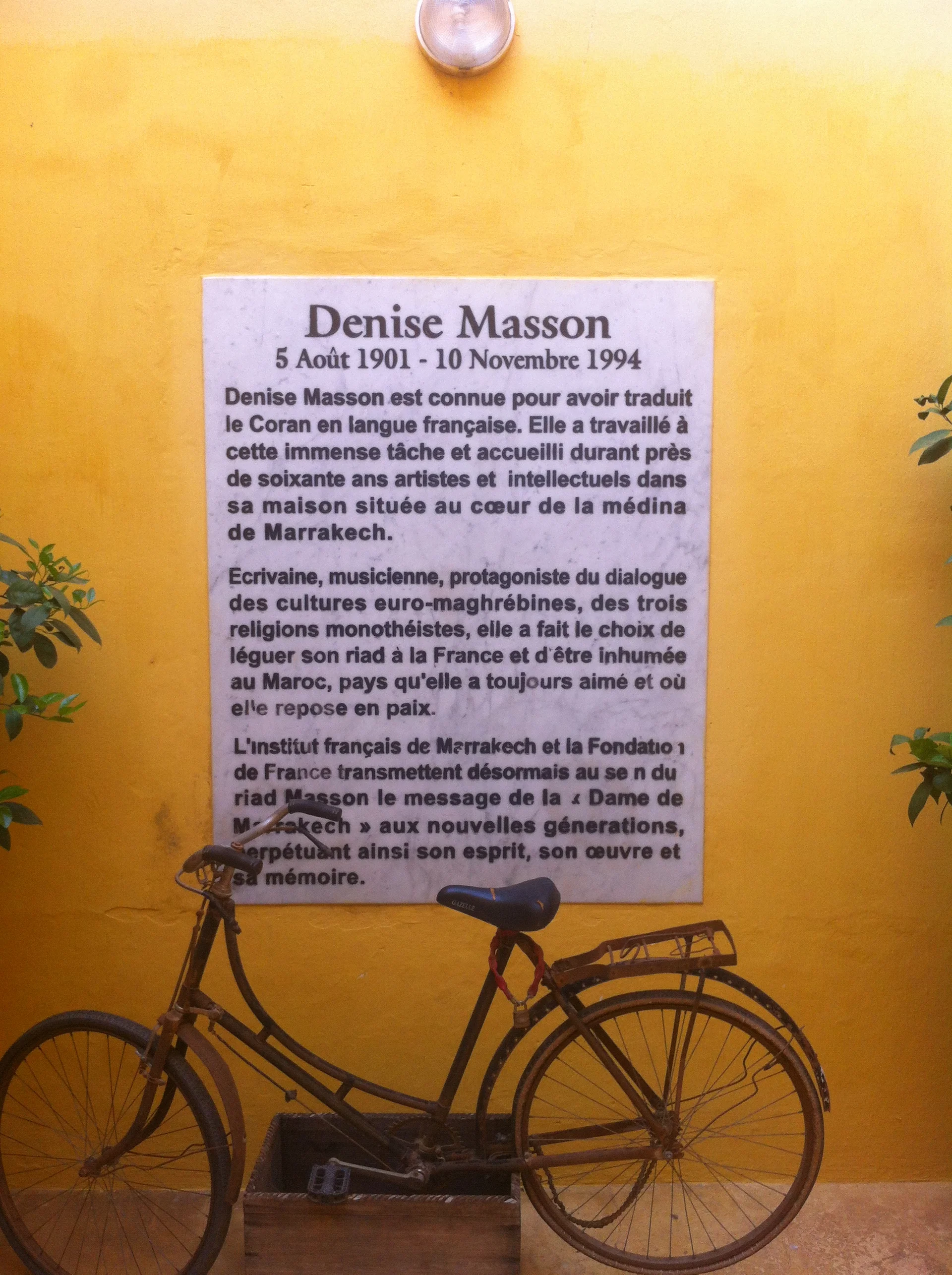 Riad Denise Masson — Portrait de Denise Masson